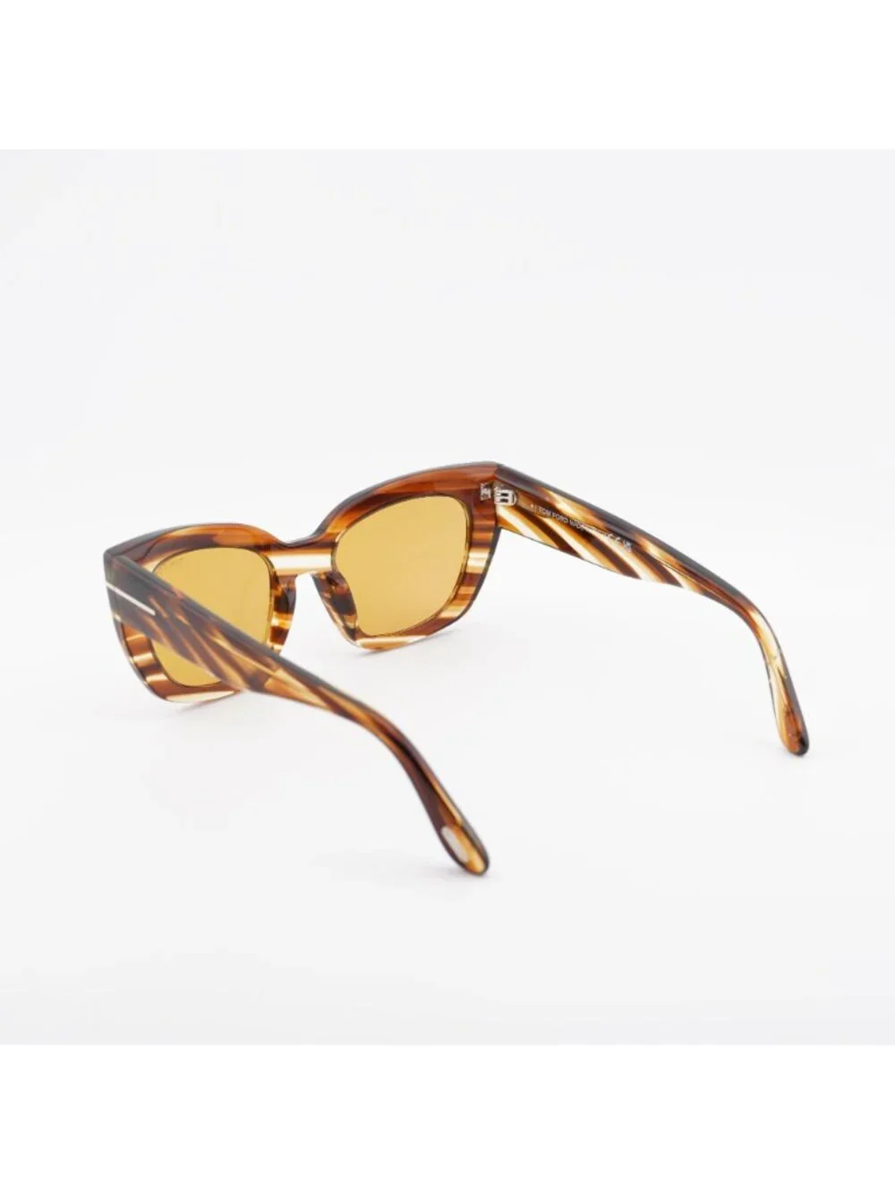 Tom Ford Athena FT1190 53E Sunglasses Havana Cat Eye Frame, Brown Lenses